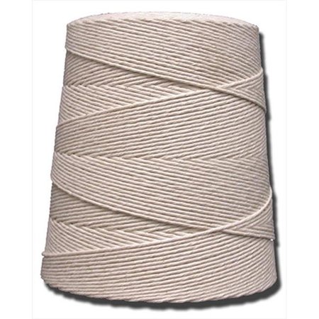 T.W. EVANS CORDAGE CO INC T.W. Evans Cordage 07-080 8 Poly Cotton Twine 2.5 Pound Cone with 6000 ft. 07-080